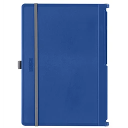 Felírótábla A/4-A/5 SAX kék A5 méretre csukható és A4 méretre nyitható, tolltartó, rugalmas rögzítőpánttal