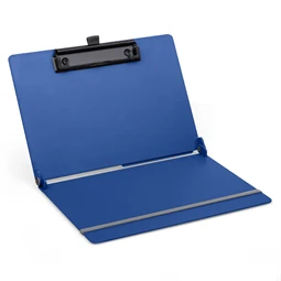 Felírótábla A/4-A/5 SAX kék A5 méretre csukható és A4 méretre nyitható, tolltartó, rugalmas rögzítőpánttal