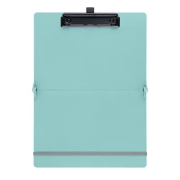 Felírótábla A/4-A/5 SAX mentazöld A5 méretre csukható és A4 méretre nyitható, tolltartó, rugalmas rögzítőpánttal