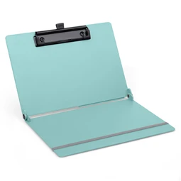 Felírótábla A/4-A/5 SAX mentazöld A5 méretre csukható és A4 méretre nyitható, tolltartó, rugalmas rögzítőpánttal