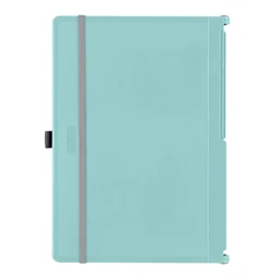 Felírótábla A/4-A/5 SAX mentazöld A5 méretre csukható és A4 méretre nyitható, tolltartó, rugalmas rögzítőpánttal