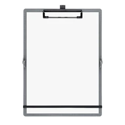 Felírótábla A/4-A/5 SAX szürke A5 méretre csukható és A4 méretre nyitható, tolltartó, rugalmas rögzítőpánttal
