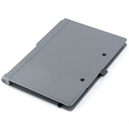 Felírótábla A/4-A/5 SAX szürke A5 méretre csukható és A4 méretre nyitható, tolltartó, rugalmas rögzítőpánttal