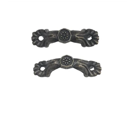 Fém fogantyú, antik, arany