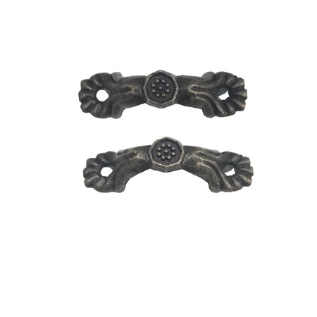 Fém fogantyú, antik, arany