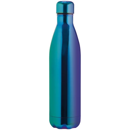 Fém palack, 800 ml-es, rozsdamentes szivárványszínű ivó palack