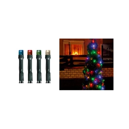 Fényfüzér 200 LED-es, beltéri, színes 12 m