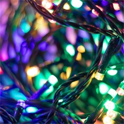 Fényfüzér 8 programmal, 240 LED-es, kültéri-beltéri, színes 24 m