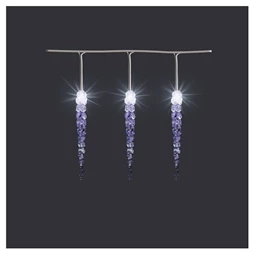 Fényfüzér jégcsap 50 LED-es, kültéri, hidegfehér 7,3 méter