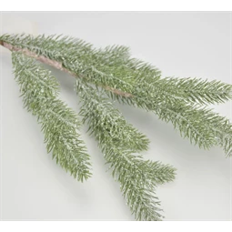 Fenyőág műanyag 70cm zöld havas 1db