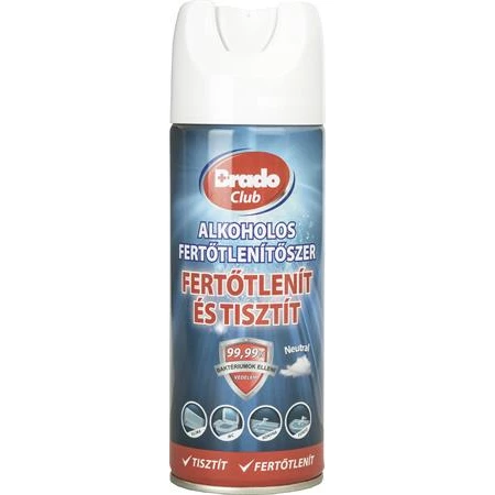 Fertőtlenítő spray  BRADOCLUB neutral 400 ml