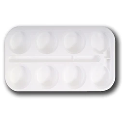 Festék paletta műanyag 8 részes 55mm