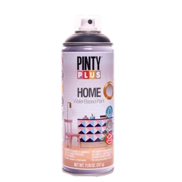 Festékspray, Fekete PINTY PLUS HOME, 400ml vízbázisú