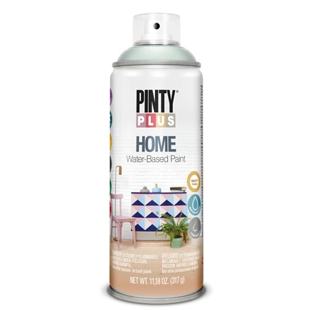 Festékspray, Vintage Green, PINTY PLUS HOME, 400ml vízbázisú