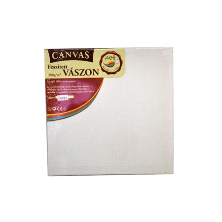 Feszített vászon 24x24cm fakeretes
