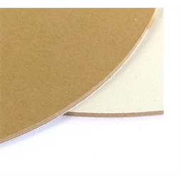 Feszített vászon kasírozott 20 cm kör, keret nélkül, 3 mm vastag préselt fa alapra kasírozott/ragasztott