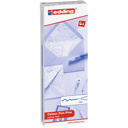 Filc EDDING 1200 Metallic ezüst szürke