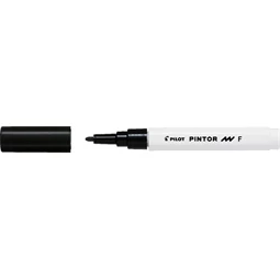 Dekormarker PILOT Pintor F 1 mm, fekete