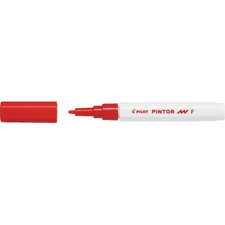 Dekormarker PILOT Pintor F 1 mm, piros