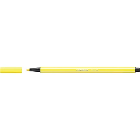 Filc STABILO Pen 68/24 1 mm, citromsárga
