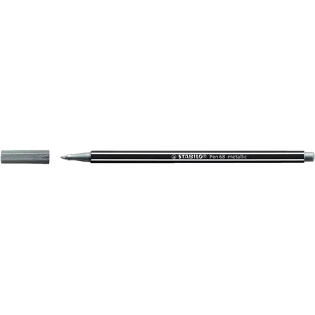 Filc STABILO Pen 68/805 1,4 mm, metál ezüst