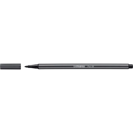 Filc STABILO Pen 68/97 1 mm, mélyhideg szürke