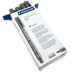 Dekormarker STAEDTLER 1-2 mm, kúpos, ezüst