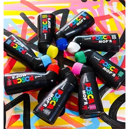 Filc UNI Posca MOP-R PCM-22 3-19mm habszivacs gumírozott hegy, fehér