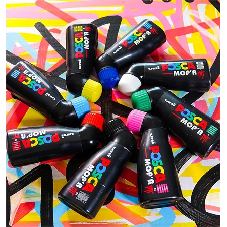 Filc UNI Posca MOP-R PCM-22 3-19mm habszivacs gumírozott hegy, fehér