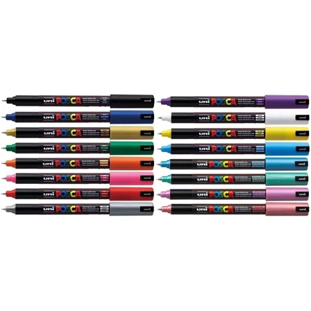 Filc UNI Posca PC-1MR 0.7mm metál rózsaszín