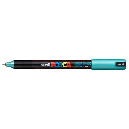 Filc UNI Posca PC-1MR 0.7mm metál zöld