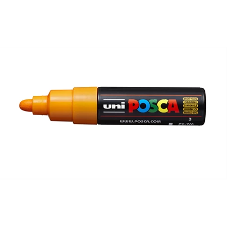 Filc UNI Posca PC-7M 4,5-5,5mm ragyogó sárga