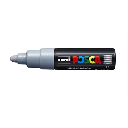 Filc UNI Posca PC-7M 4,5-5,5mm szürke