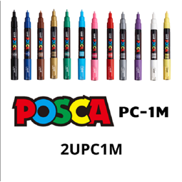 Filc UNI Posca PC-1M 0,7-1mm hegy, égszínkék színű