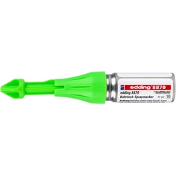 Filc furatjelölő EDDING 8870/1 max. 50mm mély, 3–13 mm átmérőjű furatokhoz, spraymarker neonzöld  szinű jel