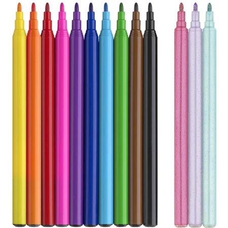 Filc készlet 10+3db-os kastélyos UNIKORNIS + matrica