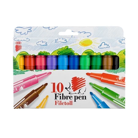 Filc készlet 10db-os ICO Süni vastag 1-3mm