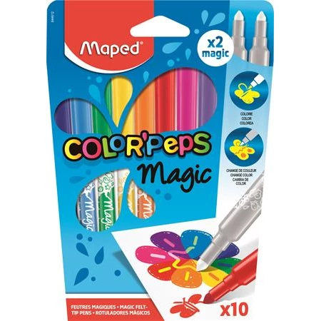 Filc készlet 10db-os MAPED Color`Peps Magic 3,6 mm, 8+2 különböző szín