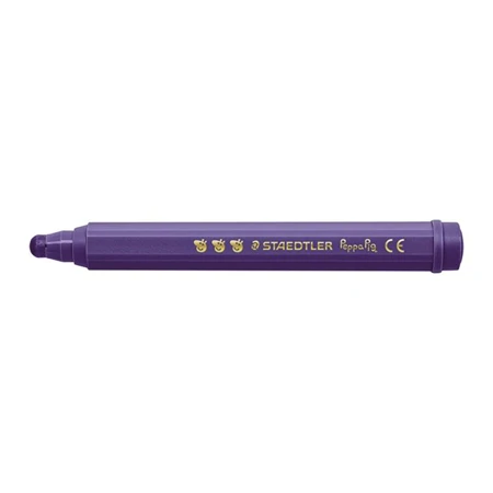 Filc készlet 12 db-os STAEDTLER „Noris® junior 329” 2,5 mm jumbo kimosható, Peppa malac minta, 12 szín
