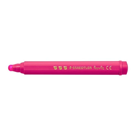 Filc készlet 12 db-os STAEDTLER „Noris® junior 329” 2,5 mm jumbo kimosható, Peppa malac minta, 12 szín