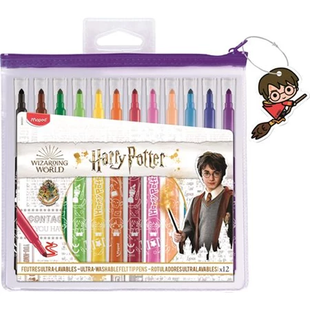 Filc készlet 12db-os MAPED Harry Potter Kids kimosható