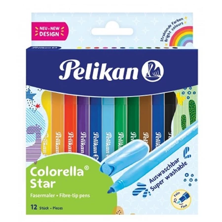 Filc készlet 12db-os PELIKAN Colorella Star