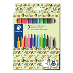 Filc készlet 12db-os STAEDTLER 1mm, kimosható, vegyes mintájú csomagolás, 325