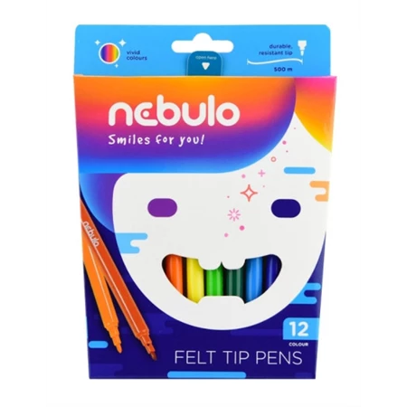 Filc készlet 12db-os NEBULÓ vízbázisú
