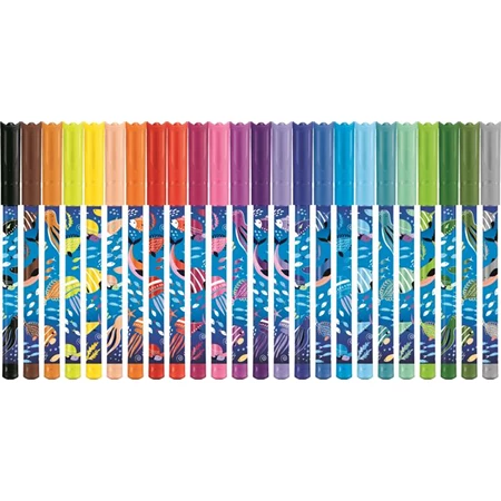 Filc készlet 24db-os MAPED Color Peps Ocean LIFE 2 mm, kimosható