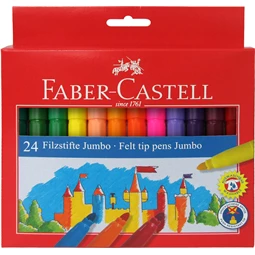 Filc készlet 24db-os FABER-CASTELL jumbó vastag