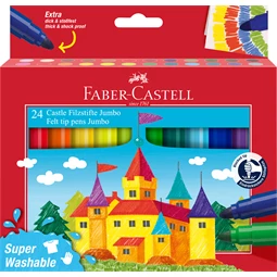 Filc készlet 24db-os FABER-CASTELL Jumbo kastélyos