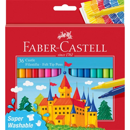 Filc készlet 36db-os FABER kastélyos