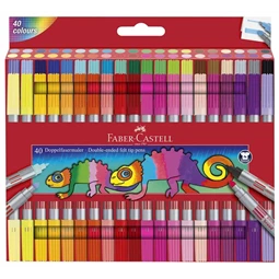 Filc készlet 40db-os Faber-Castell kétvégű