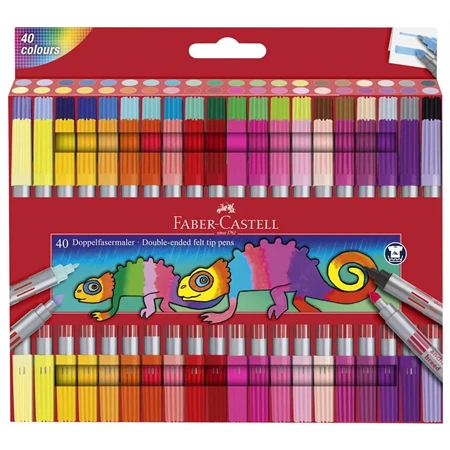 Filc készlet 40db-os Faber-Castell kétvégű